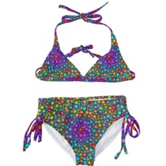 Points Mandala Kaleidoscope Kids  Classic Bikini Set