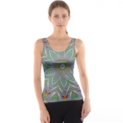 Abstract Art Colorful Texture Tank Top by Simbadda