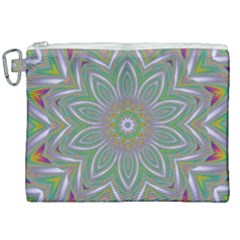 Abstract Art Colorful Texture Canvas Cosmetic Bag (xxl) by Simbadda