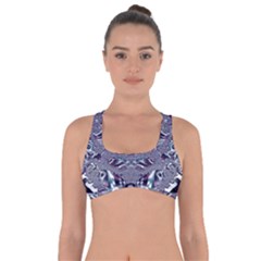 Pattern Fractal Art Artwork Design Got No Strings Sports Bra by Simbadda