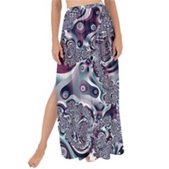 Pattern Fractal Art Artwork Design Maxi Chiffon Tie-up Sarong by Simbadda