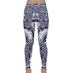 Pattern Fractal Art Artwork Design Lightweight Velour Classic Yoga Leggings