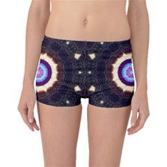 Mandala Art Design Pattern Boyleg Bikini Bottoms by Simbadda