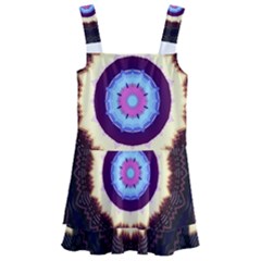 Mandala Art Design Pattern Kids  Layered Skirt Swimsuit