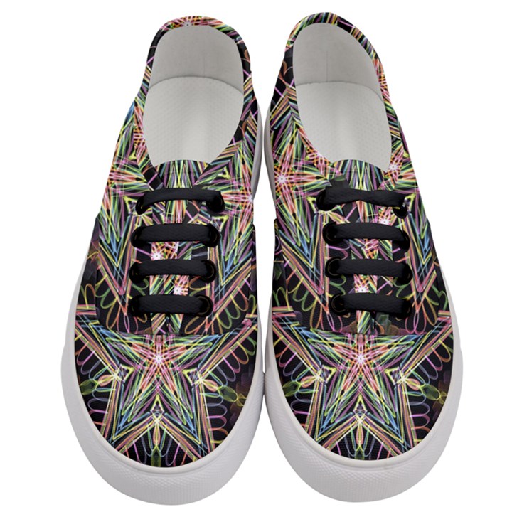 Star Mandala Pattern Design Doodle Women s Classic Low Top Sneakers