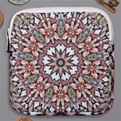 Abstract Art Texture Mandala Mini Square Pouch