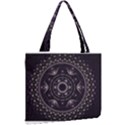 Fractal Mandala Circles Purple Mini Tote Bag View2