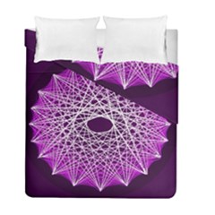 Mandala Mallow Circle Abstract Duvet Cover Double Side (full/ Double Size)