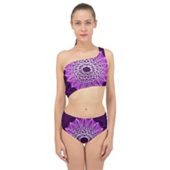 Mandala Mallow Circle Abstract Spliced Up Two Piece Swimsuit by Simbadda