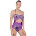 Mandala Mallow Circle Abstract Scallop Top Cut Out Swimsuit View1