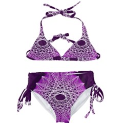 Mandala Mallow Circle Abstract Kids  Classic Bikini Set