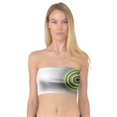 Fractal Mandala White Background Bandeau Top by Simbadda