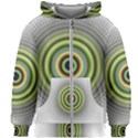 Fractal Mandala White Background Kids Zipper Hoodie Without Drawstring View1