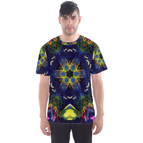 Chakra Art Healing Mandala Men s Sports Mesh Tee by Simbadda