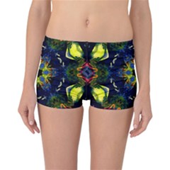 Chakra Art Healing Mandala Reversible Boyleg Bikini Bottoms by Simbadda