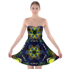 Chakra Art Healing Mandala Strapless Bra Top Dress