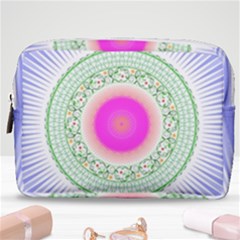 Flower Abstract Floral Make Up Pouch (medium)