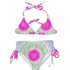 Flower Abstract Floral Kids  Classic Bikini Set