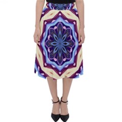 Mandala Art Design Pattern Classic Midi Skirt by Simbadda