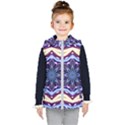 Mandala Art Design Pattern Kid s Hooded Puffer Vest View1