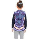 Mandala Art Design Pattern Kid s Hooded Puffer Vest View2