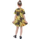 Fractal Art Colorful Pattern Kids  Sailor Dress View2