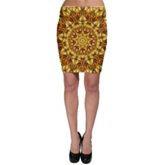 Abstract Antique Art Background Bodycon Skirt by Simbadda