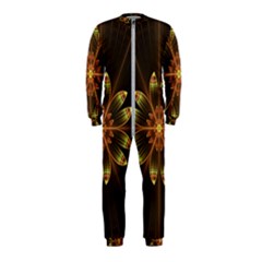 Fractal Floral Mandala Abstract Onepiece Jumpsuit (kids) by Simbadda