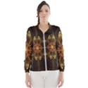 Fractal Floral Mandala Abstract Windbreaker (Women) View1