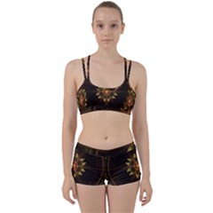 Fractal Floral Mandala Abstract Perfect Fit Gym Set