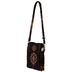 Fractal Floral Mandala Abstract Multi Function Travel Bag