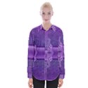 Background Mandala Purple Ribbon Womens Long Sleeve Shirt View1