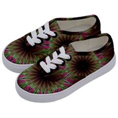 Julian Star Star Fun Green Violet Kids  Classic Low Top Sneakers by Simbadda