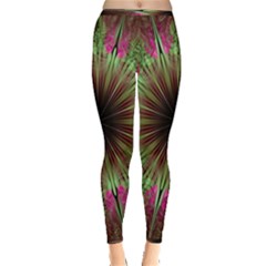 Julian Star Star Fun Green Violet Inside Out Leggings by Simbadda