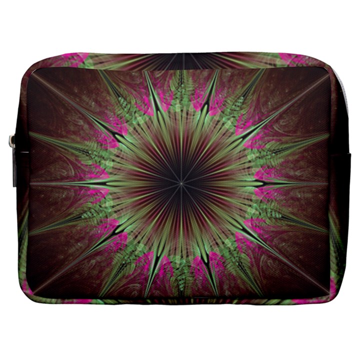 Julian Star Star Fun Green Violet Make Up Pouch (Large)