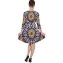 Abstract Art Texture Mandala Ruffle Dress View2