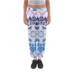 Mandalas Symmetry Meditation Round Women s Jogger Sweatpants by Simbadda