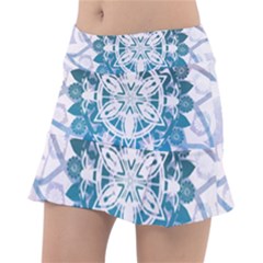 Mandalas Symmetry Meditation Round Tennis Skirt by Simbadda