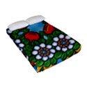 Mandala Background Colorful Pattern Fitted Sheet (Full/ Double Size) View2