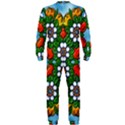 Mandala Background Colorful Pattern OnePiece Jumpsuit (Men)  View2