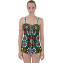 Mandala Background Colorful Pattern Babydoll Tankini Set View1