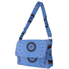 Mandala Graphics Decoration Full Print Messenger Bag by Simbadda