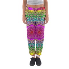 Mandala Tile Background Geometric Women s Jogger Sweatpants by Simbadda