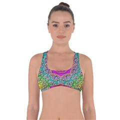 Mandala Tile Background Geometric Got No Strings Sports Bra by Simbadda