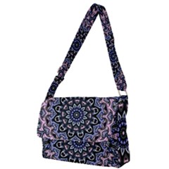 Background Kaleidoscope Abstract Full Print Messenger Bag