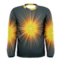 Background Mandala Sun Rays Men s Long Sleeve Tee View1