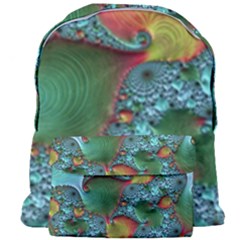 Fractal Art Colorful Pattern Giant Full Print Backpack by Simbadda