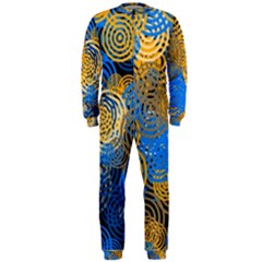 Circle Rings Abstract Optics Onepiece Jumpsuit (men) 