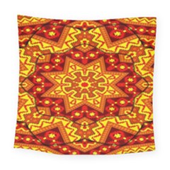 Kaleidoscope Mandala Recreation Square Tapestry (large) by Simbadda