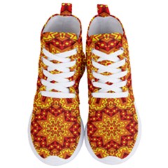 Kaleidoscope Mandala Recreation Women s Lightweight High Top Sneakers